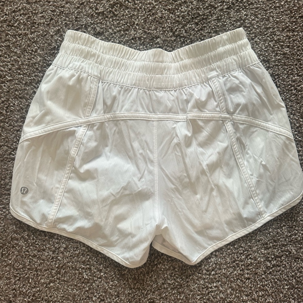 lululemon athletica White Athletic Shorts Relaxed Fit